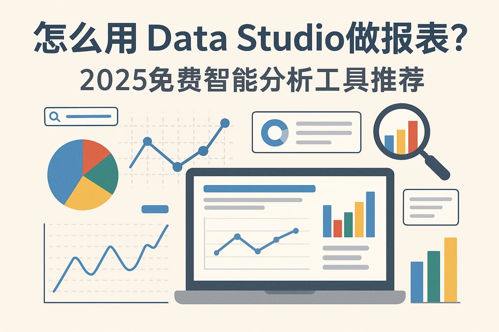 怎么用Data Studio做报表？2025免费智能分析工具推荐